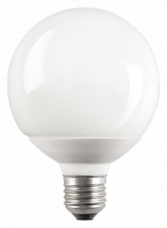 Лампа энергосберегающая шар КЭЛ-G Е27 9Вт 4000К ИЭК