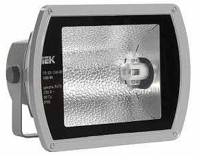 Прожектор металлогалогенный ГО02-150-01 150Вт цоколь Rx7s серый симметричный  IP65 ИЭК