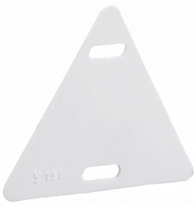 Бирка кабельная маркировочная У-136 (треугольник 55х55х55 мм) IEK