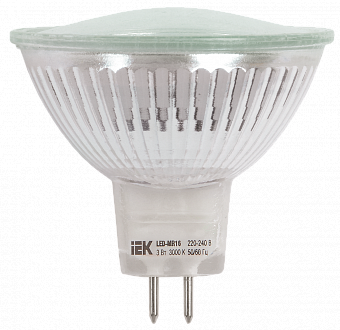 Лампа светодиодная MR16 софит (стекло) 3 Вт 180 Лм 230 В 3000 К GU5.3 IEK-eco