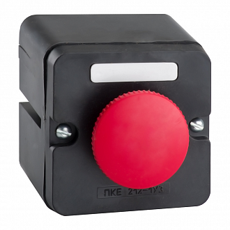 Пост кнопочный ПКЕ 212-1-У3-IP40-КЭАЗ (красный гриб)                                                