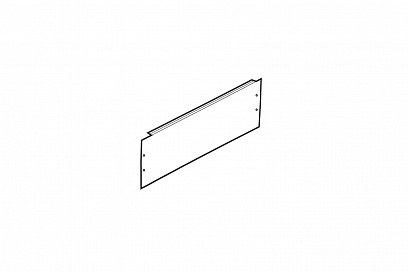 Фальш-панель для ВРУ 200х450мм глухая TDM