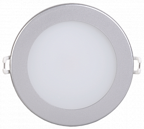 Светильник ДВО 1603 серебро круг LED 7Вт 3000 IP20