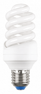 Лампа энергосберегающая спираль КЭЛP-FS Е27 20Вт 4000К ИЭК