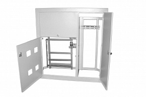 Корпус щита этажного 4 кв. (1010х950х165) размер ниши (920х860х140) TDM