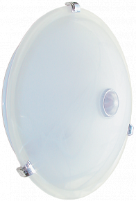 Светильник НПО3231Д белый 2х25 с датчиком движения